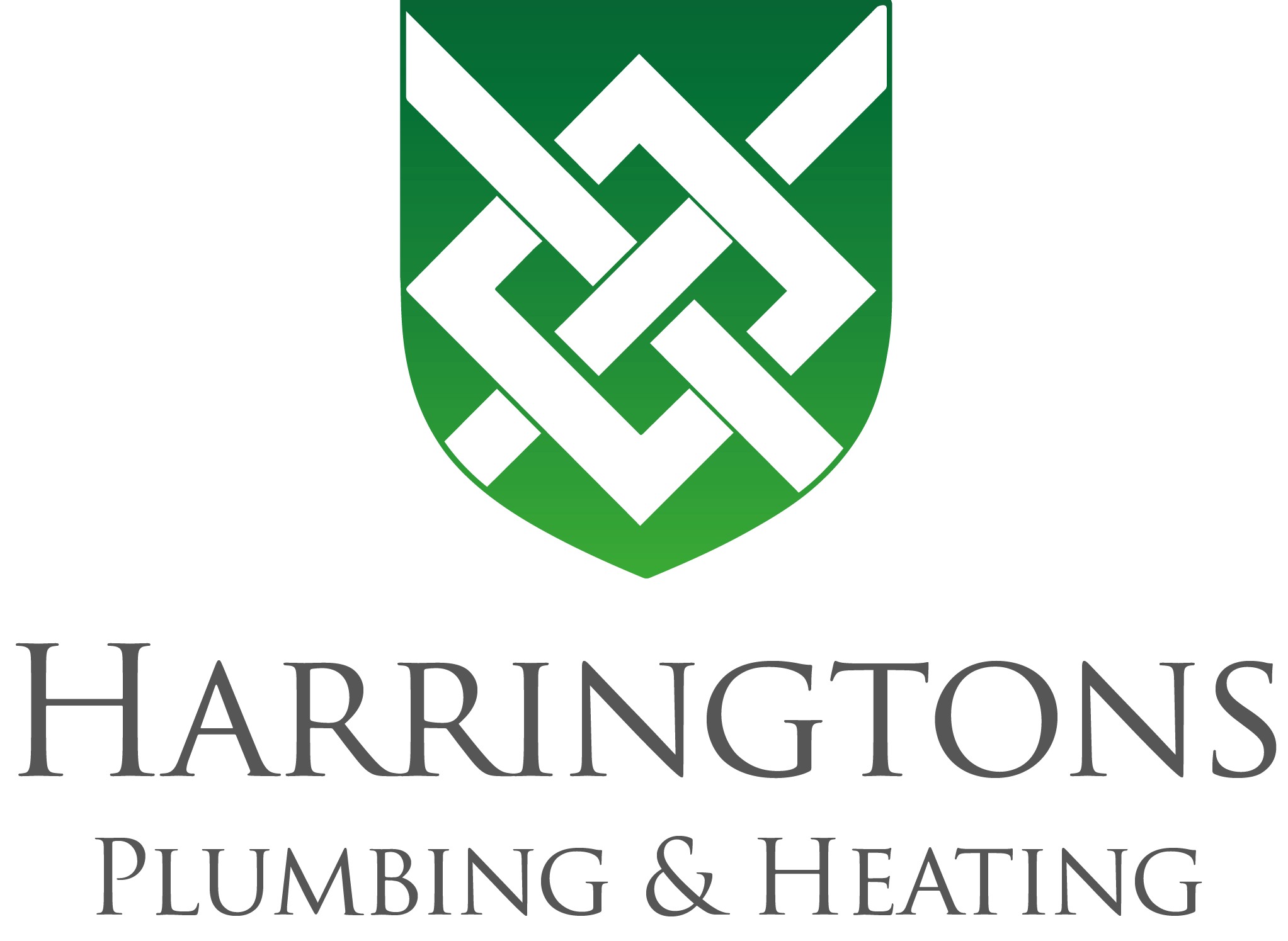 Harringtons Plumbing new logo green